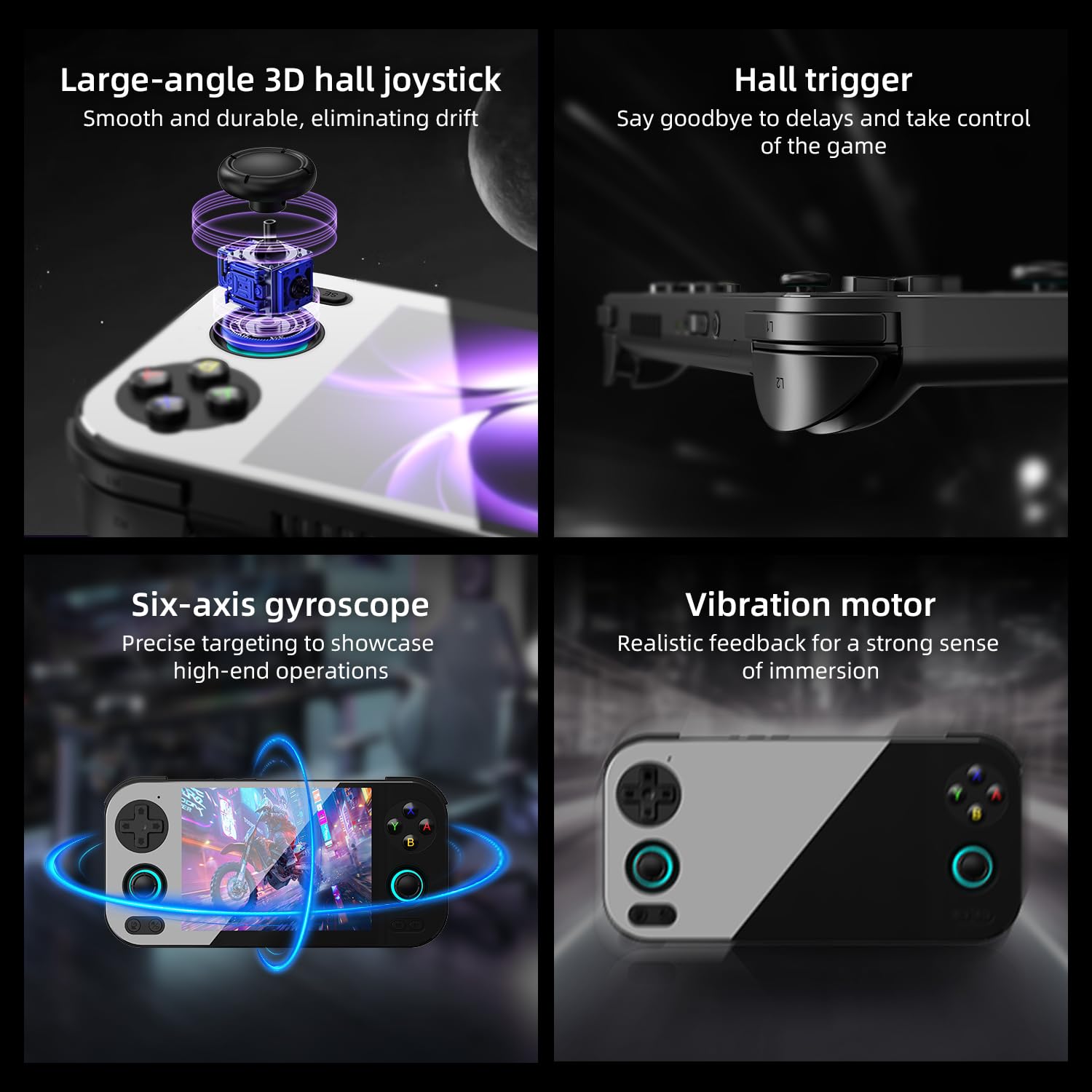 Amazon.com: Anbernic RG476H Retro Handheld Game Console 4.7-inch